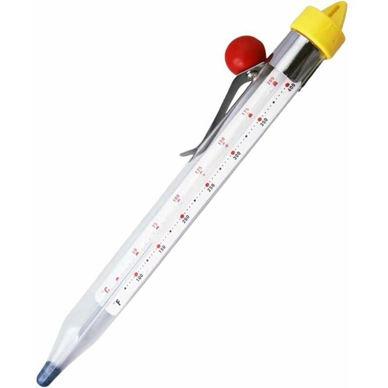 Küchenthermometer Für Lebensmittel - Kochthermometer Für Zucker Und Süßwaren, Temperaturbereich: 50 °c Bis 200 °c / 100 Bis 400 °f