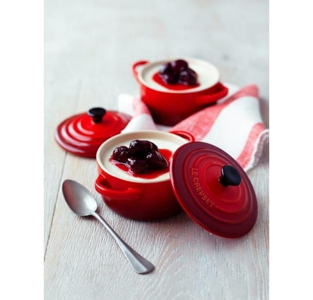 Le Creuset Mini Cocotte Steinzeug Kirschrot 10X5cm