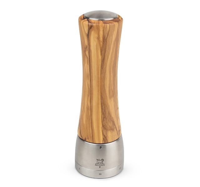 Peugeot Madras Pfeffermühle Edelstahl Olivenholz U-Select 21cm