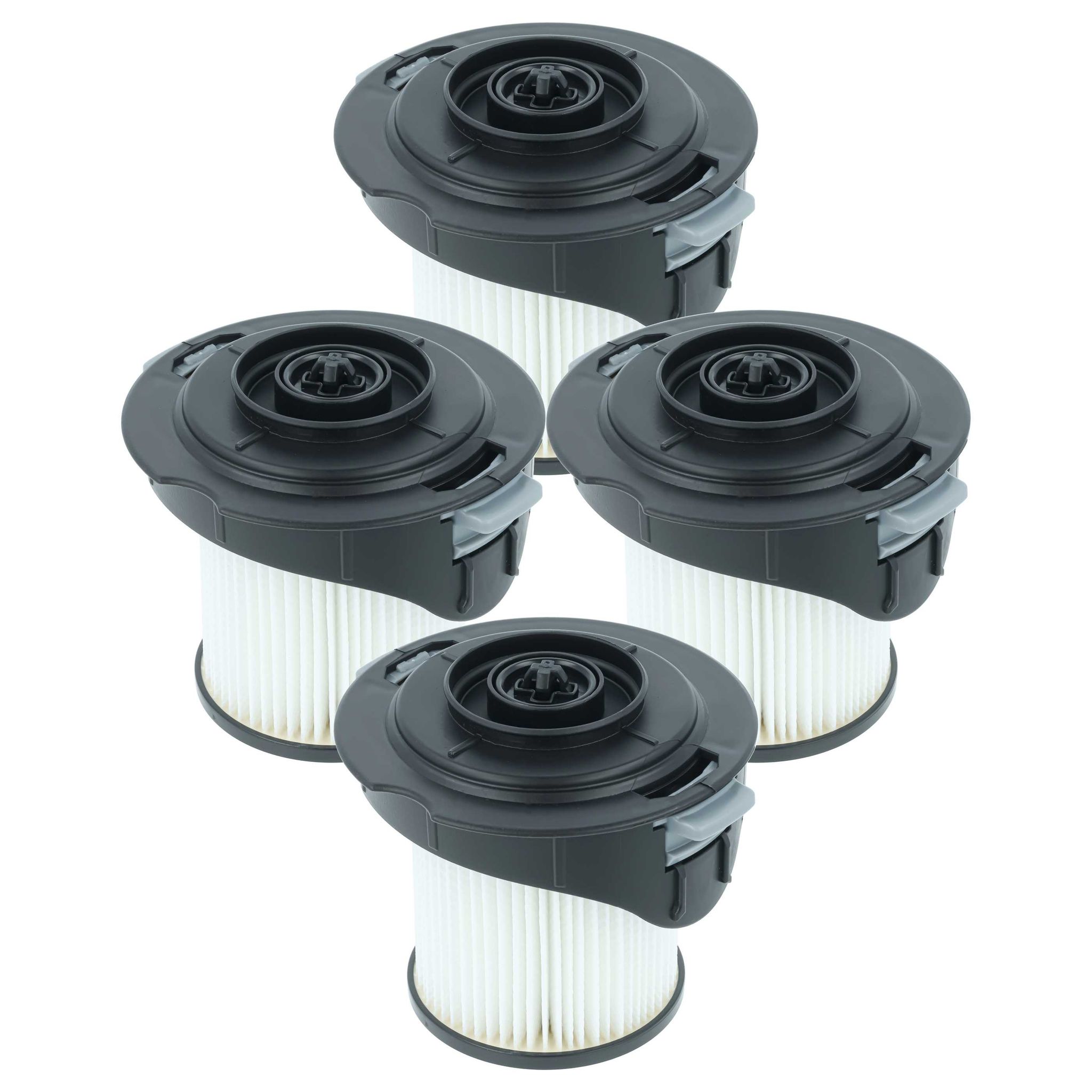 Vhbw 4x Feinfilter Ersatz Für Miele Hx-fdf20 Für Staubsauger - Luftfilter Schwarz