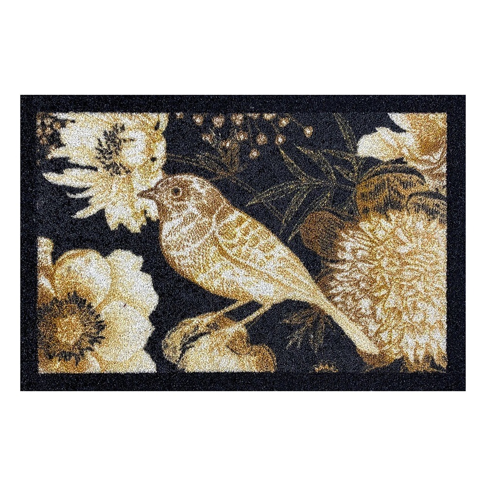 Türmatte - 'golden Bouquet' - Anthrazit - 40x60 Cm