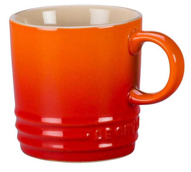Le Creuset Tasse Becher Steinzeug Ofenrot 350ml