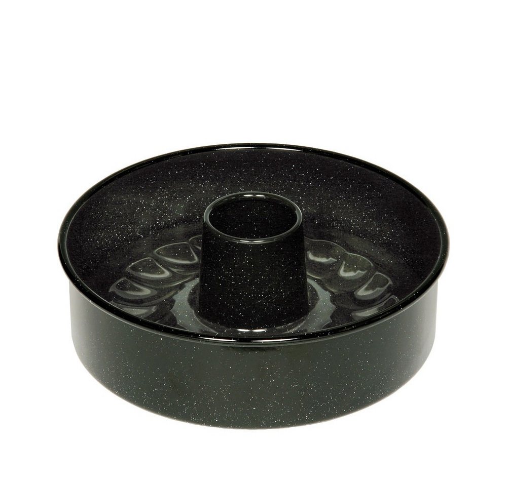 Riess Tortenform 3-teilig Emaille Schwarz 26cm Bild 3