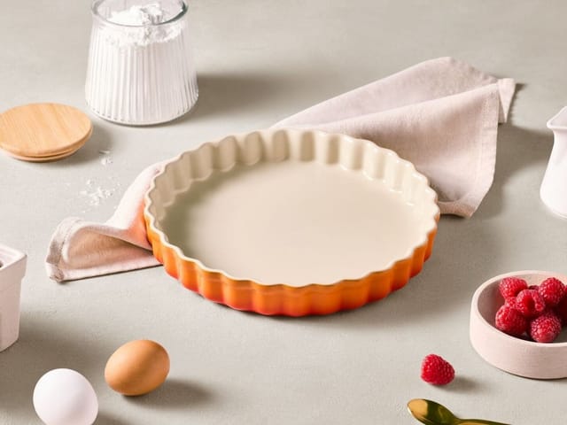 Le Creuset Tarte-Form Steinzeug Ofenrot 24cm