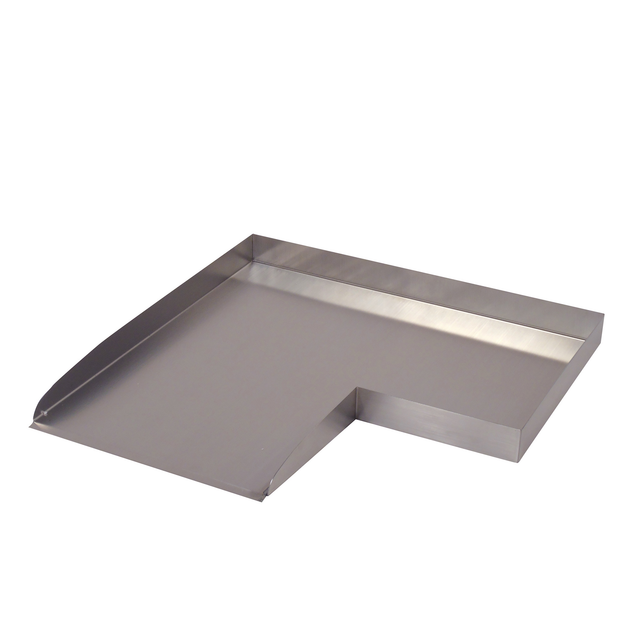 Ubbink Edelstahl-Bachlauf WOLGA Element 90° Ecke Links
