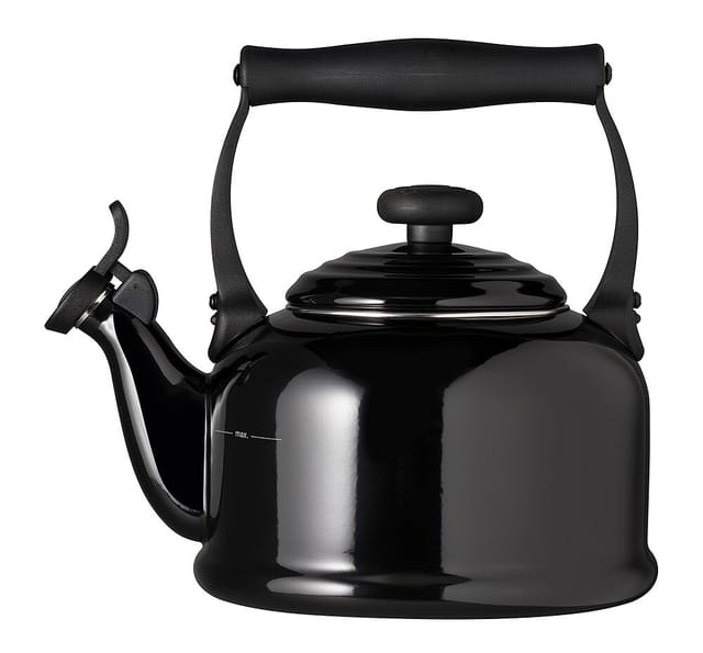 Le Creuset Wasserkessel Tradition Schwarz 2,1L