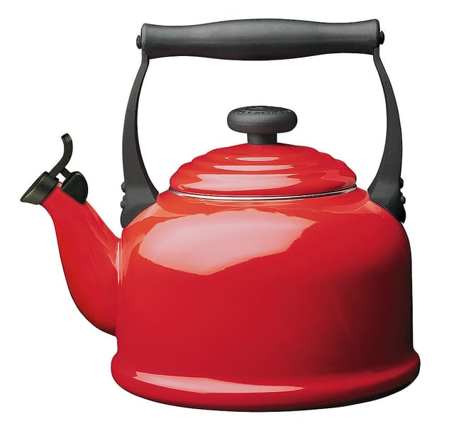 Le Creuset Wasserkessel Tradition Kirschrot 2,1L