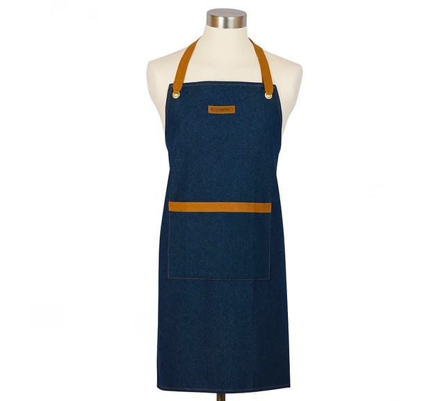 Le Creuset Küchen-Schürze Denim Jeans-Look
