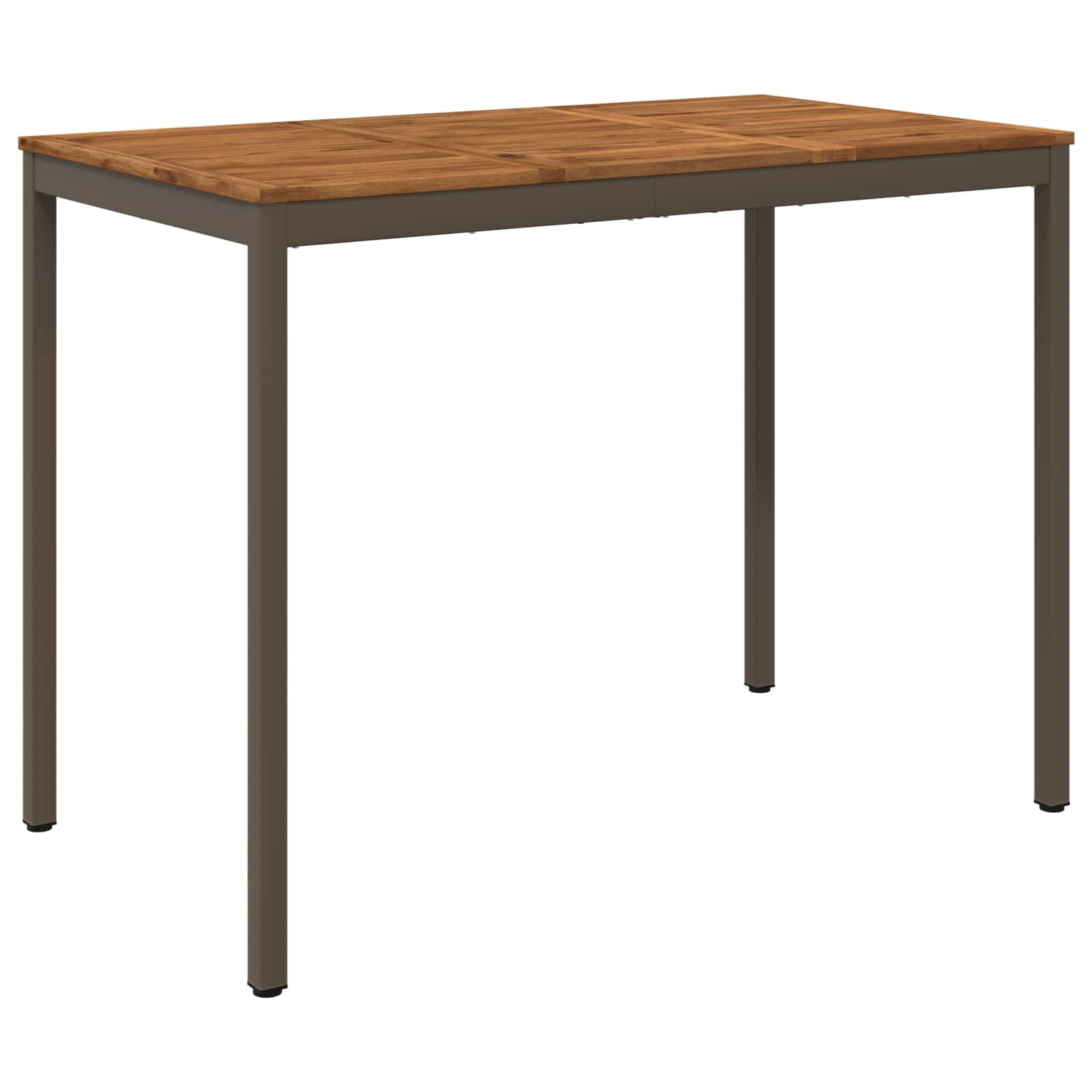 Gartenbar-tisch Natur Und Kaffee 141 X 80,5 X 105 Cm Vidaxl