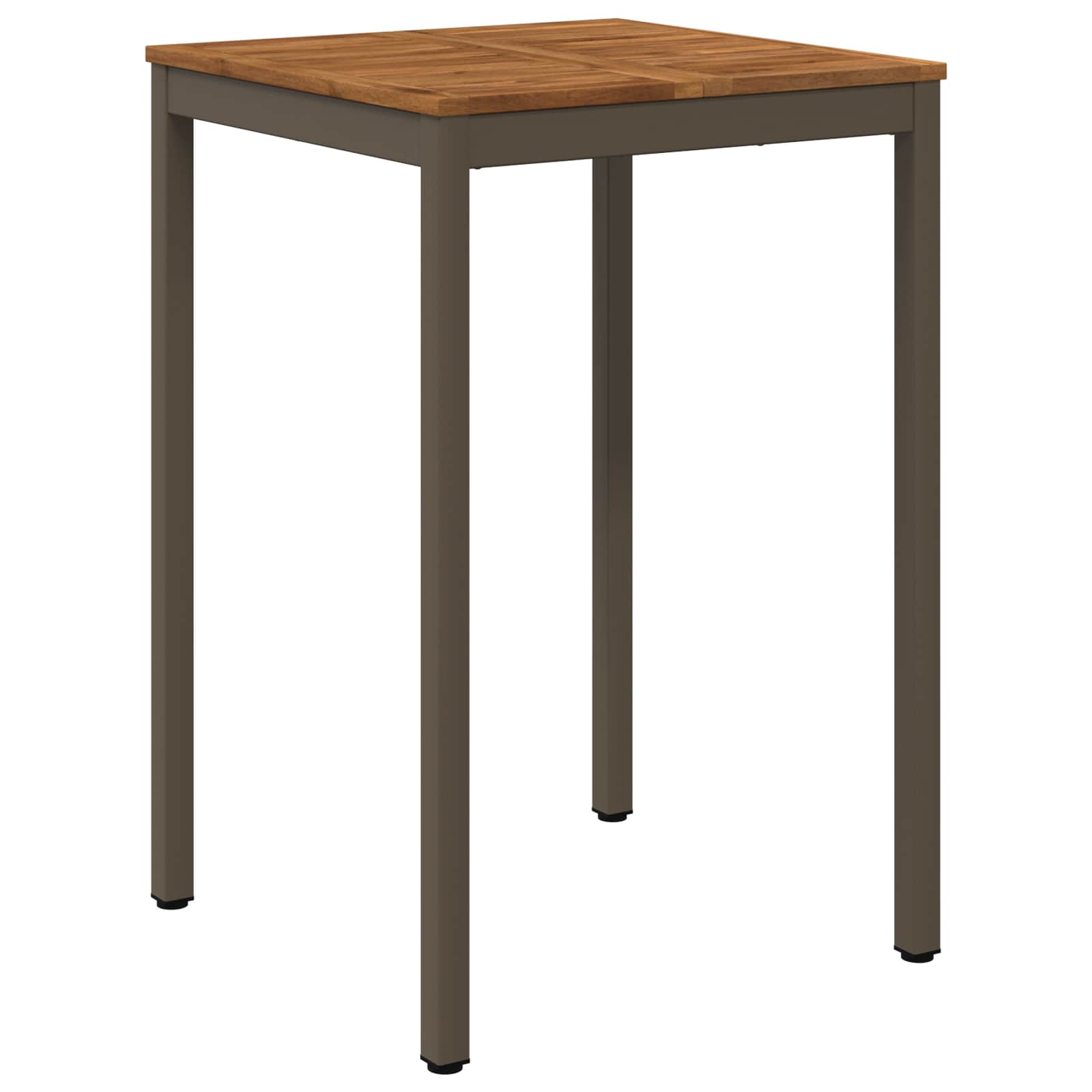 Gartenbar-tisch Natur Und Kaffee 70 X 68,5 X 105 Cm Vidaxl