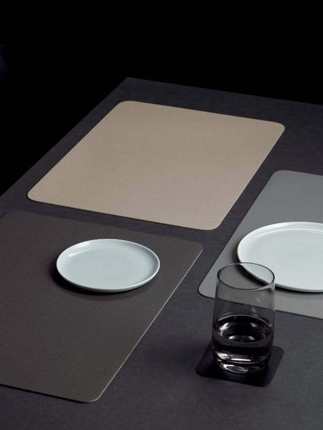 ASA Selection Tischset Nougat Vintage matt Leder-Optik Platzset