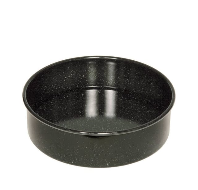Riess Tortenform Emaille Schwarz 26cm
