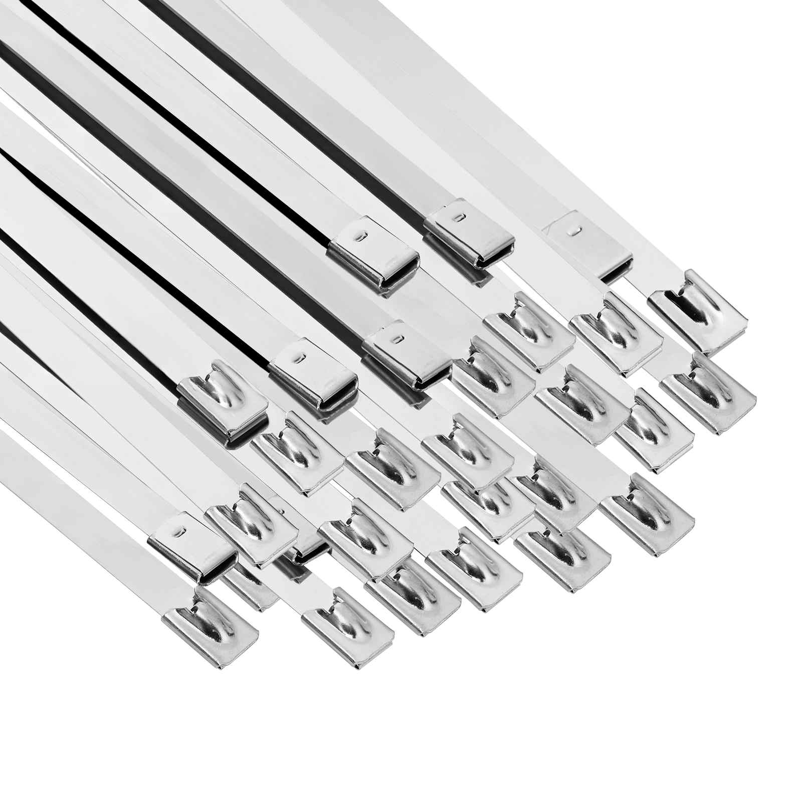 Kabelbinder 250 Stk. 7,9 X 250 Mm Silber Vidaxl