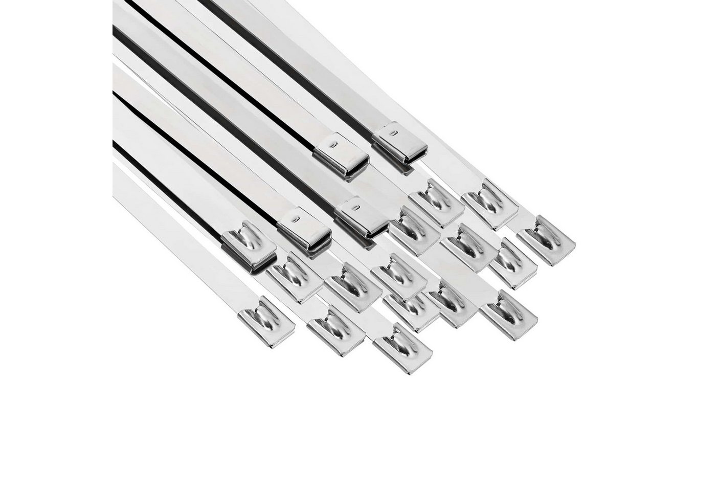 Kabelbinder 25 Stk. 7,9 X 300 Mm Silber Vidaxl Bild 4