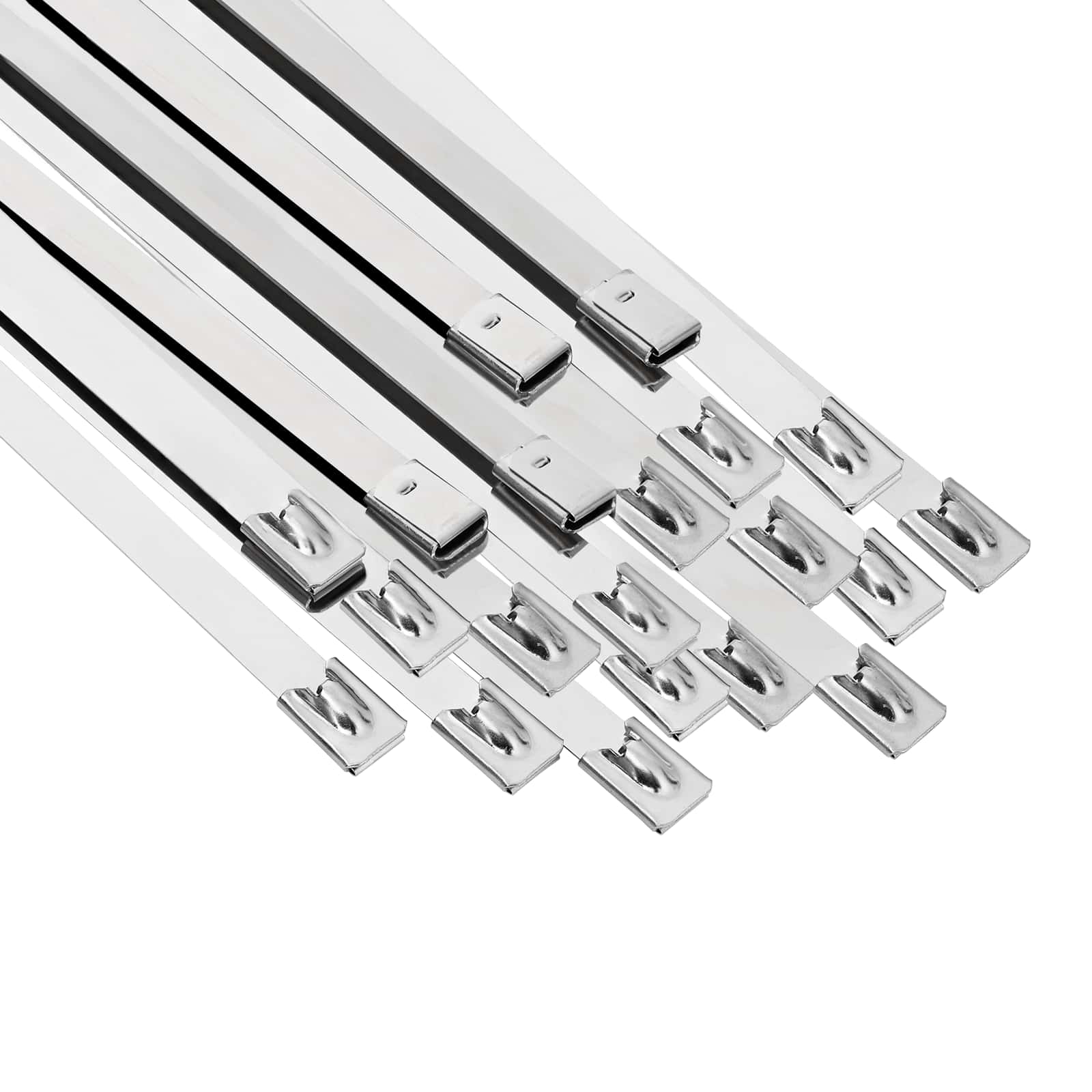 Kabelbinder 25 Stk. 7,9 X 450 Mm Silber Vidaxl