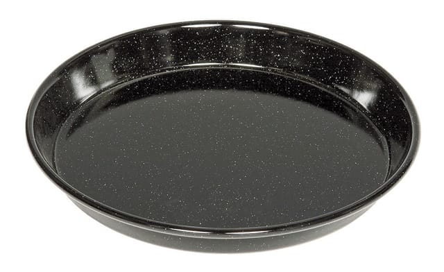 Riess Pizzablech Emaille Schwarz Pizza Backblech 28cm