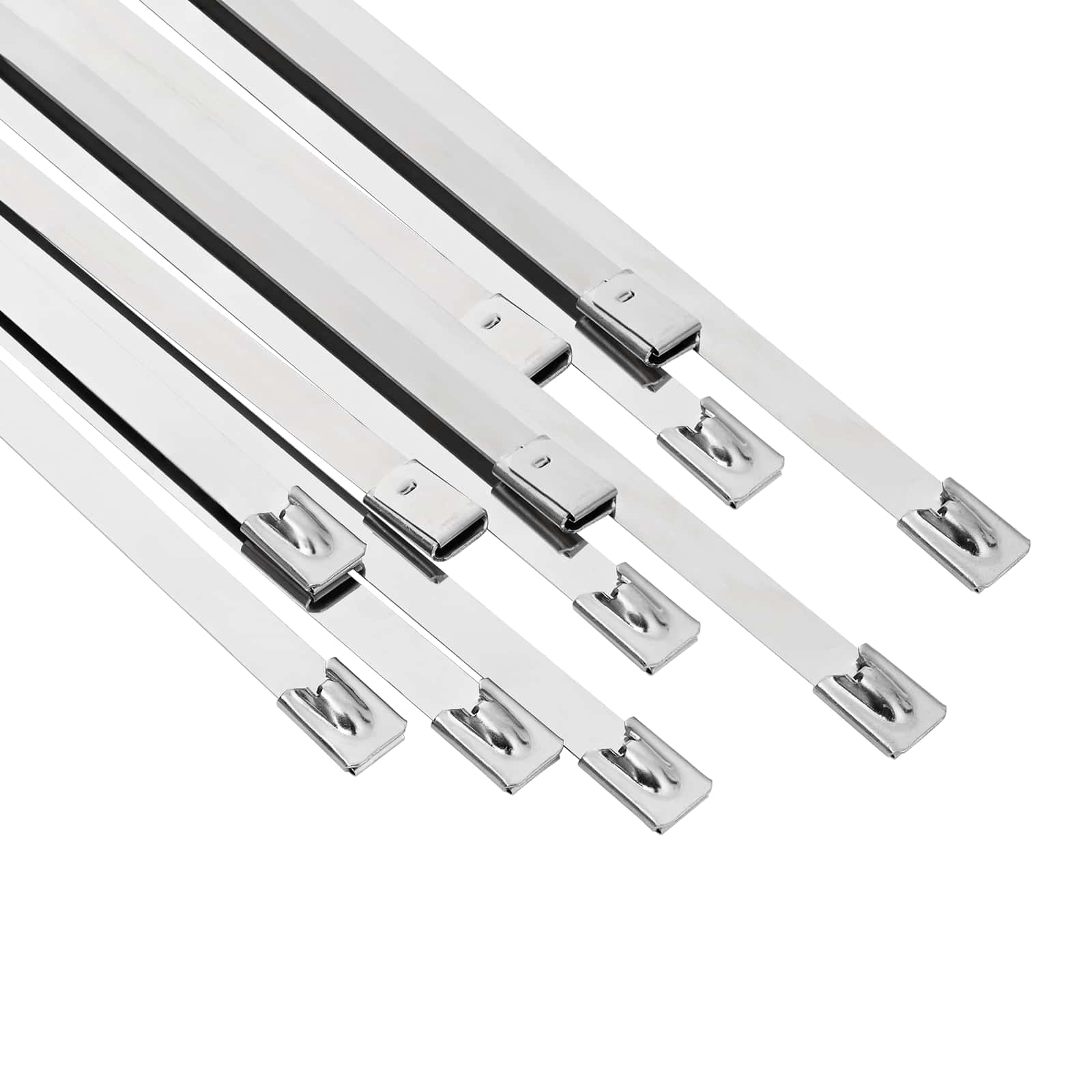 Kabelbinder 12 Stk. 7,9 X 800 Mm Silber Vidaxl