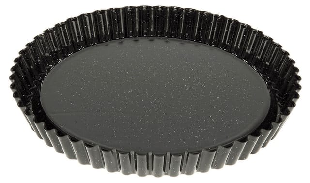 Riess Obsttortenboden Emaille Schwarz 30cm