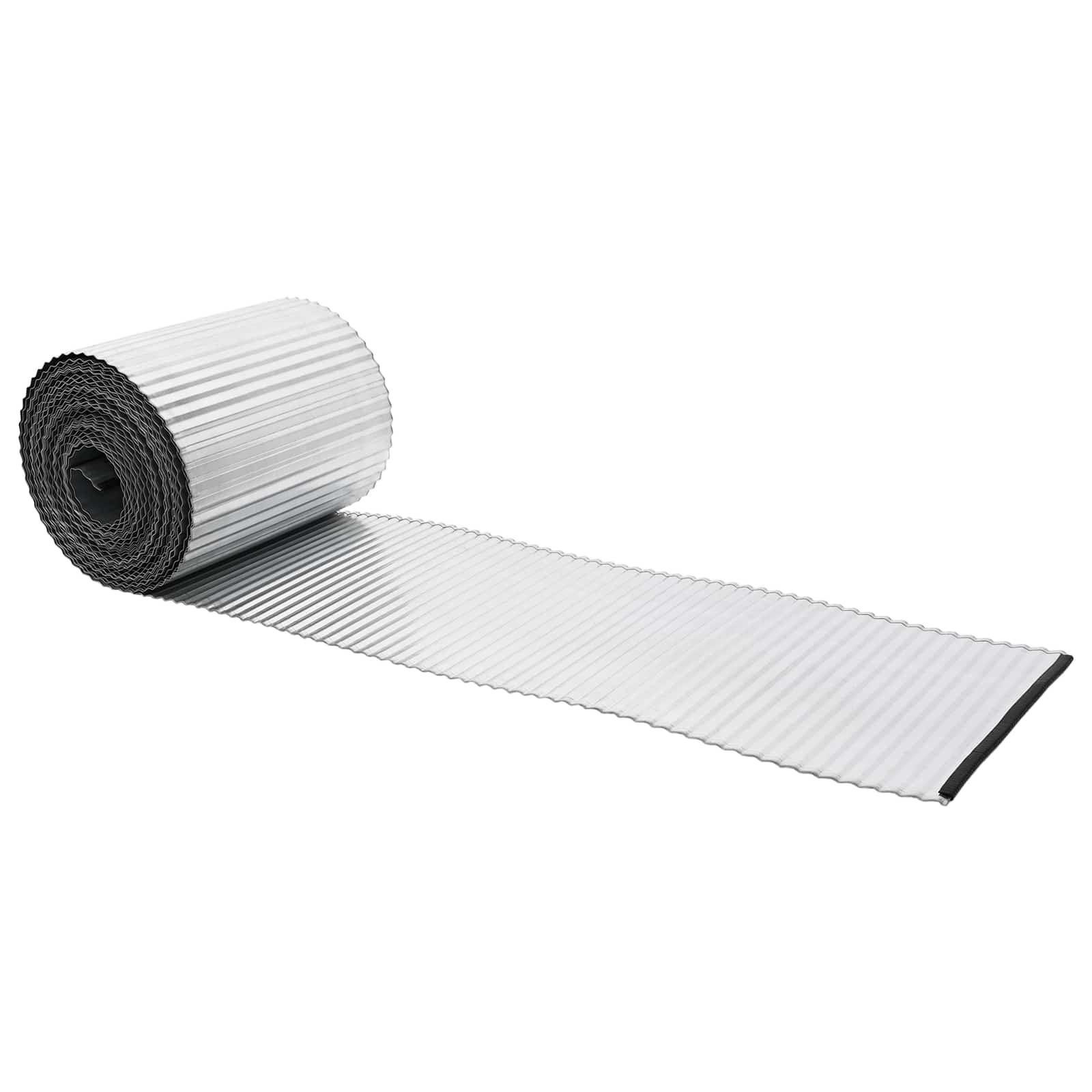 Raseneinfassung 10 M X 20 Cm Verzinkter Stahl Silber Vidaxl