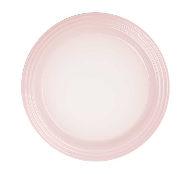 Le Creuset Frühstücksteller Steinzeug Shell Pink 22cm