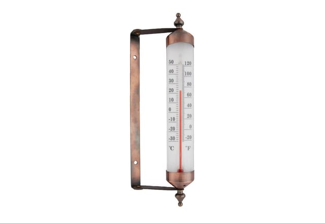 Fensterthermometer Vintage Kupfer Wandthermometer beweglich Nostalgie