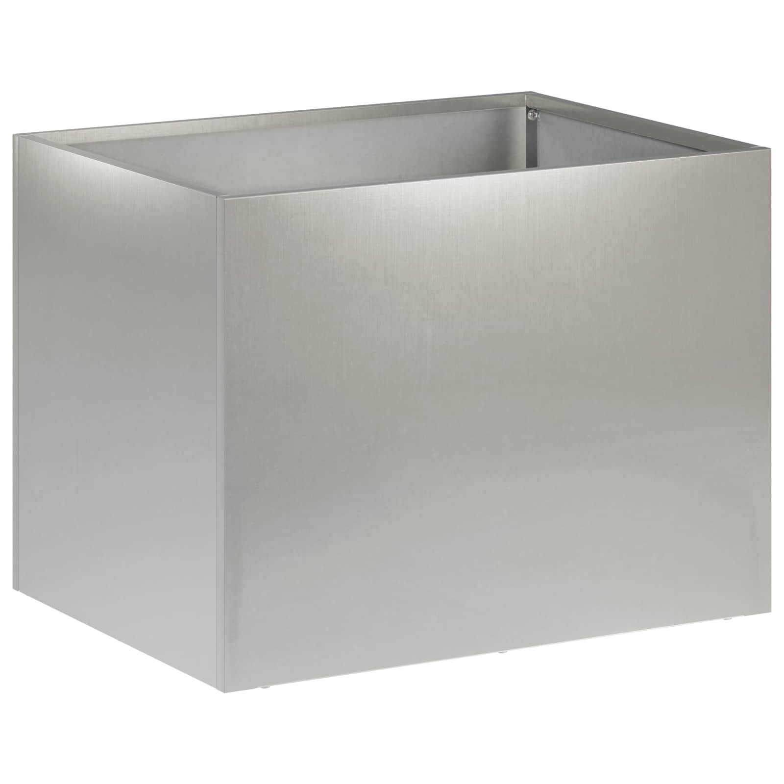 Garten-pflanzgefäß Silber 40 X 30 X 30 Cm Edelstahl Vidaxl