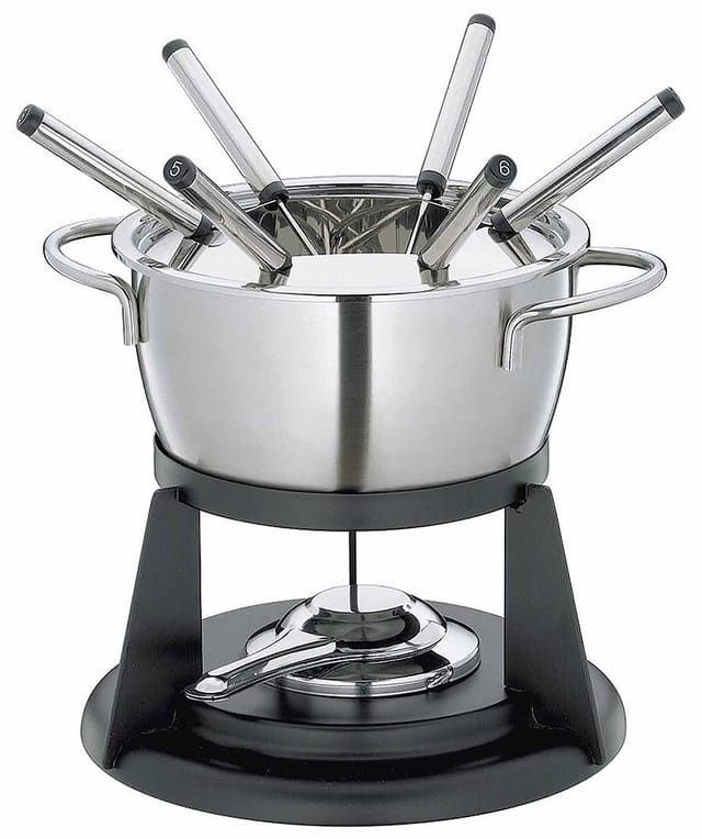 Küchenprofi Fondue Set ST. MORITZ Edelstahl