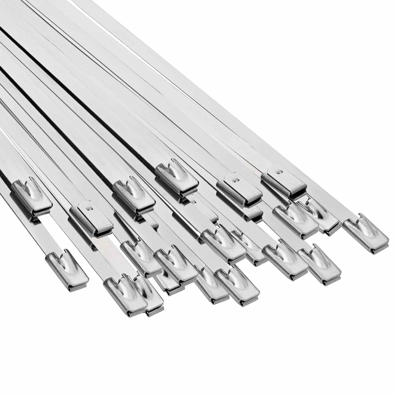 Kabelbinder 25 Stk. 4,6 X 150 Mm Silber Vidaxl