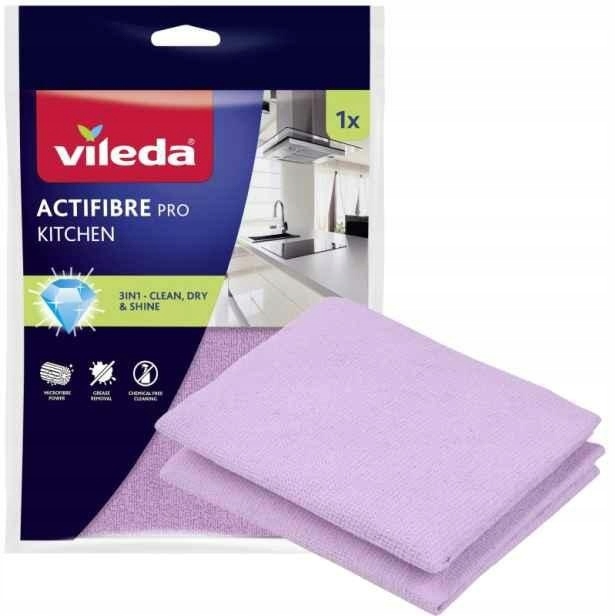 Vileda Actifibre Pro Küchentuch, Lila, 1 Stück