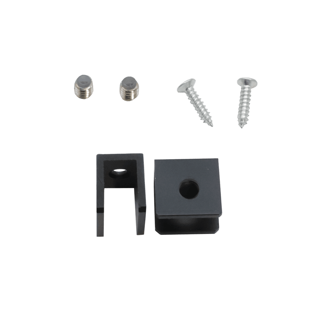 Befestigung Für Hängende Akustikplatten - Metall Schwarz - Set Mit 10 Stück