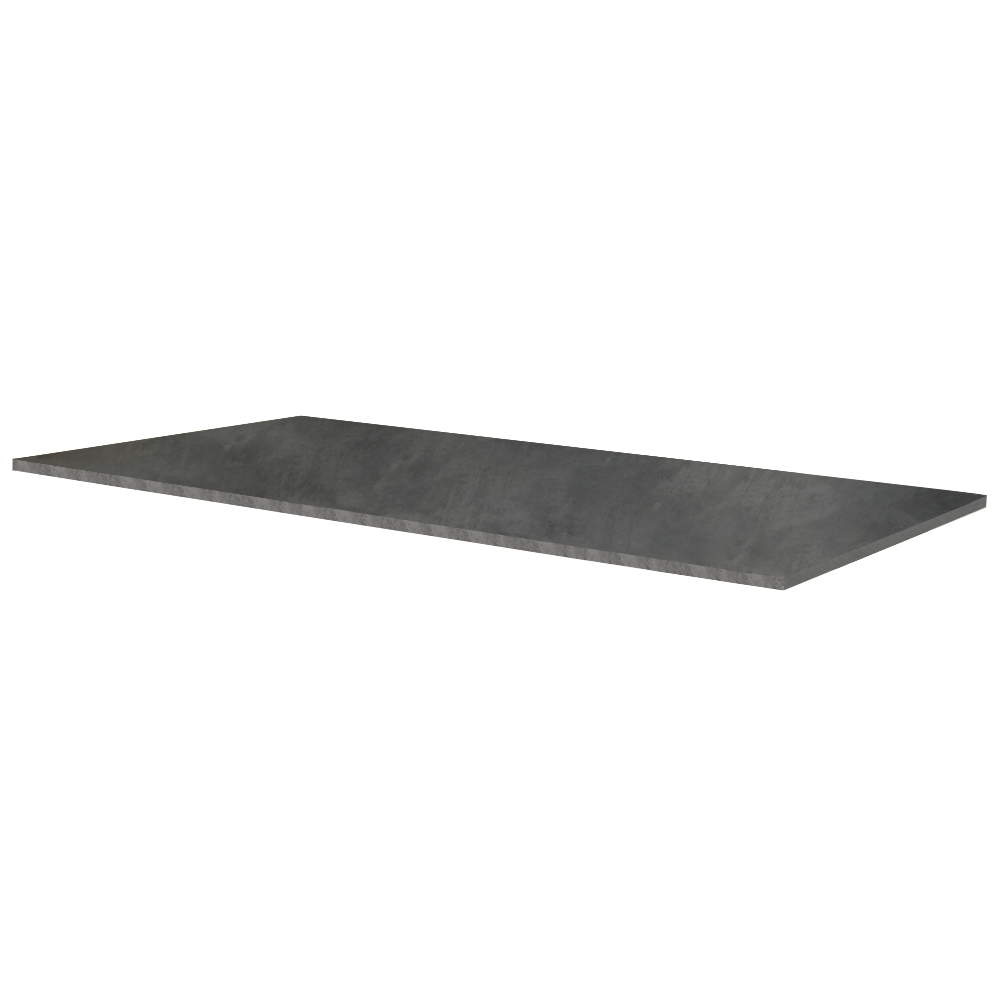 Schreibtischplatte - Spanplatte Grauer Marmor - 160x80 Cm