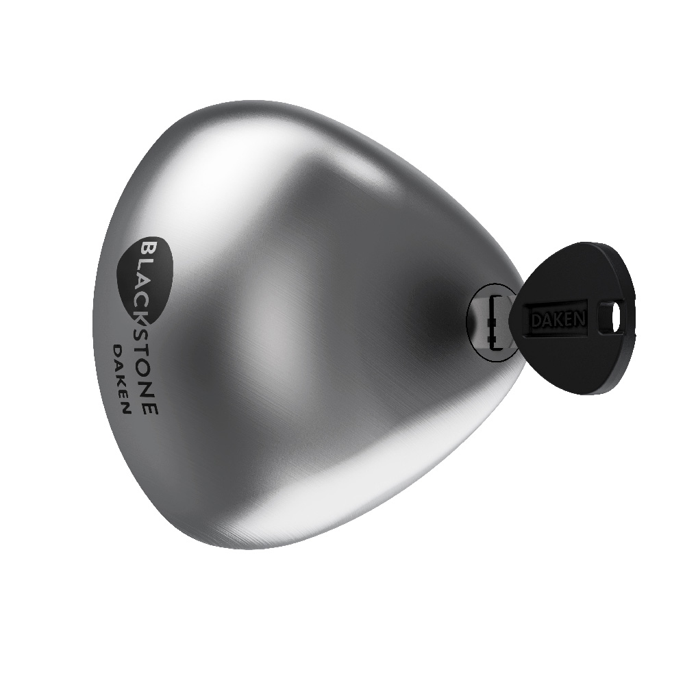 Blackstone Combo Silber - 1er Set - Lieferwagen-schloss Aus Edelstahl - Abschaltbar Oder Auto-lock