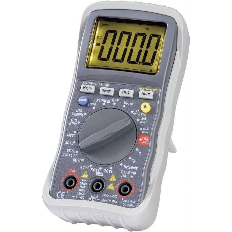 [gebraucht] B-ware Voltcraft At-200 Dmm Hand-multimeter Cat Iii 600 V Digital Kfz-messfunktion