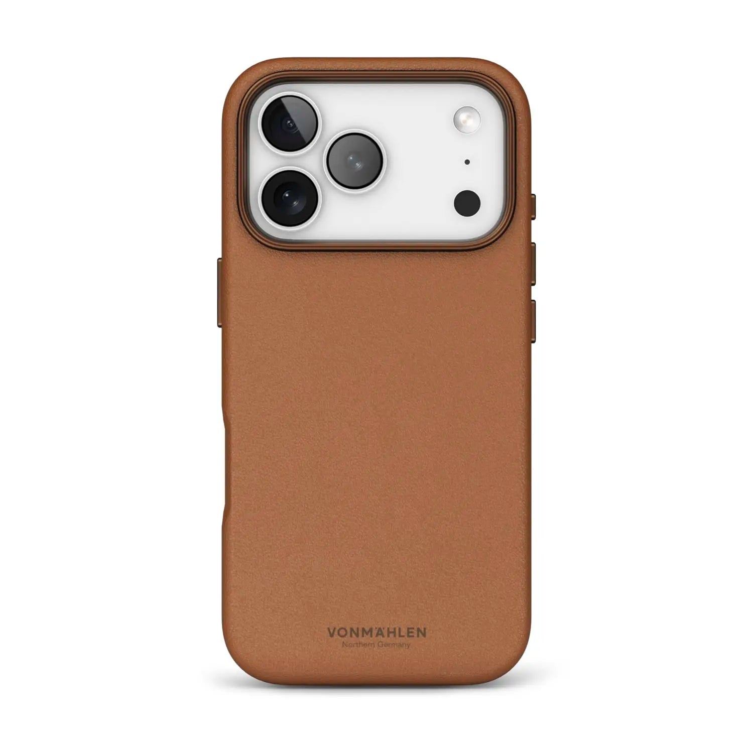 [neuwertig] B-ware Vonmählen Schutzhülle Cover Apple I Phone 17 Pro Like Leather Case Braun