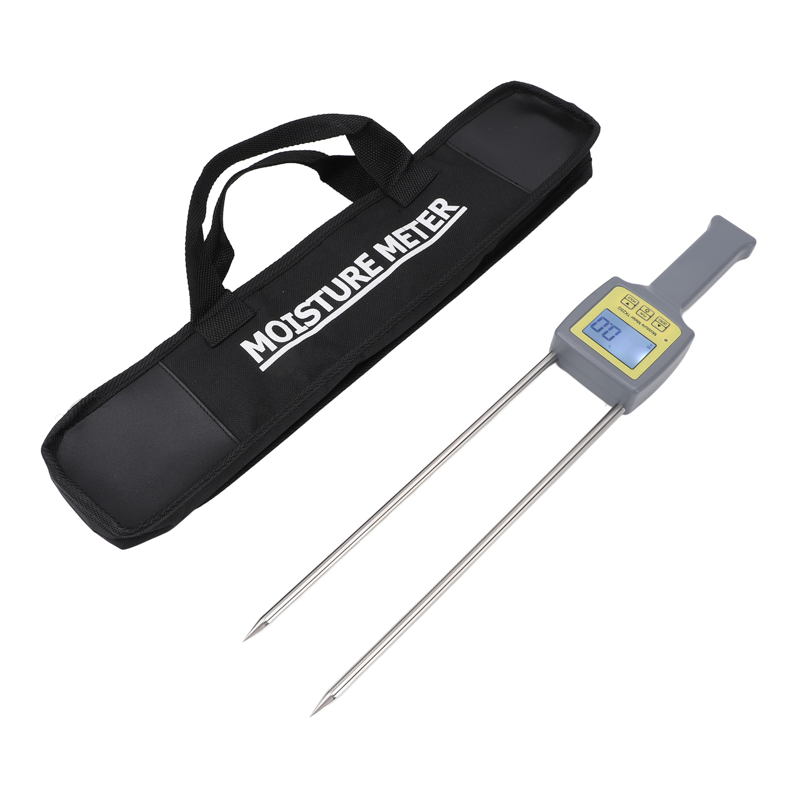 Tragbares Digitales Hygrometer Für Getreide Mit Led-hintergrundbeleuchtetem Lcd-display Und Automatischer Abschaltfunktion. Lange Sonde.