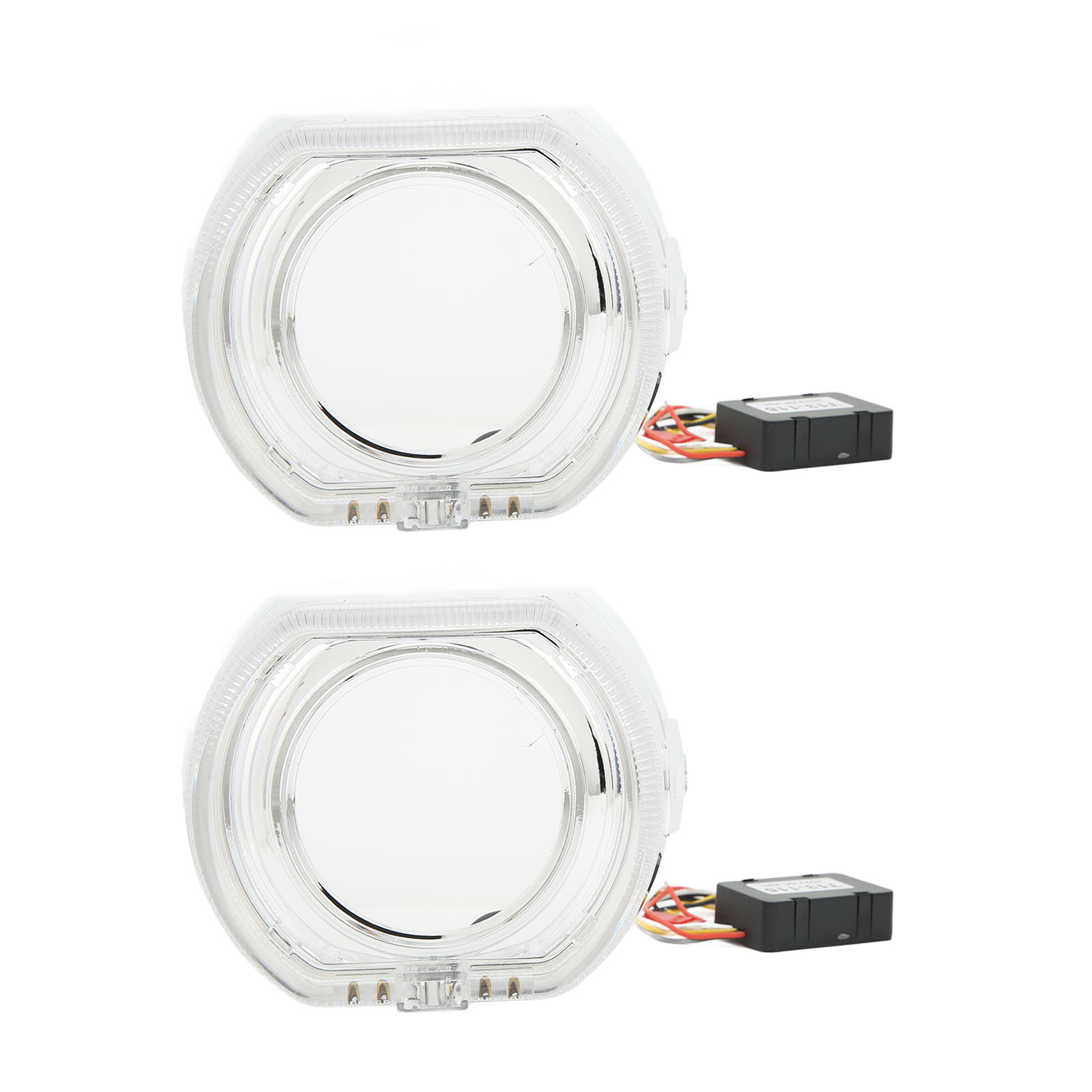 Paar 12v 5w Led-scheinwerferabdeckungen, Helles Licht, Hitzebeständig, Kompatibel Mit 3-zoll (7,6 Cm) Bi-xenon-scheinwerfern Mit Weißem Licht