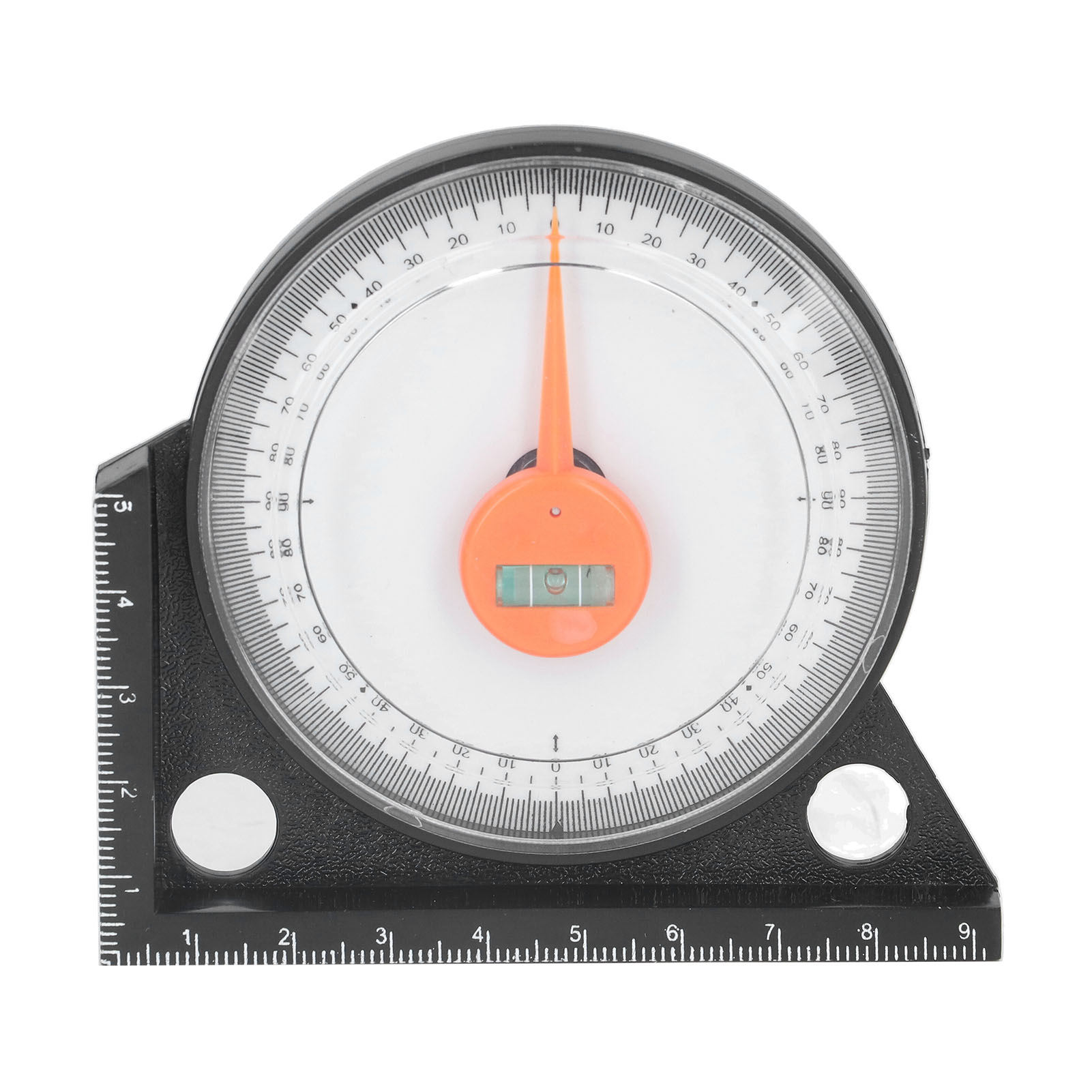 Hochpräziser Winkelmesser, Robust Und Langlebig, Aus Kunststoff, Mit Transparenter Skala, Einfach Zu Bedienen Und Magnetisch.