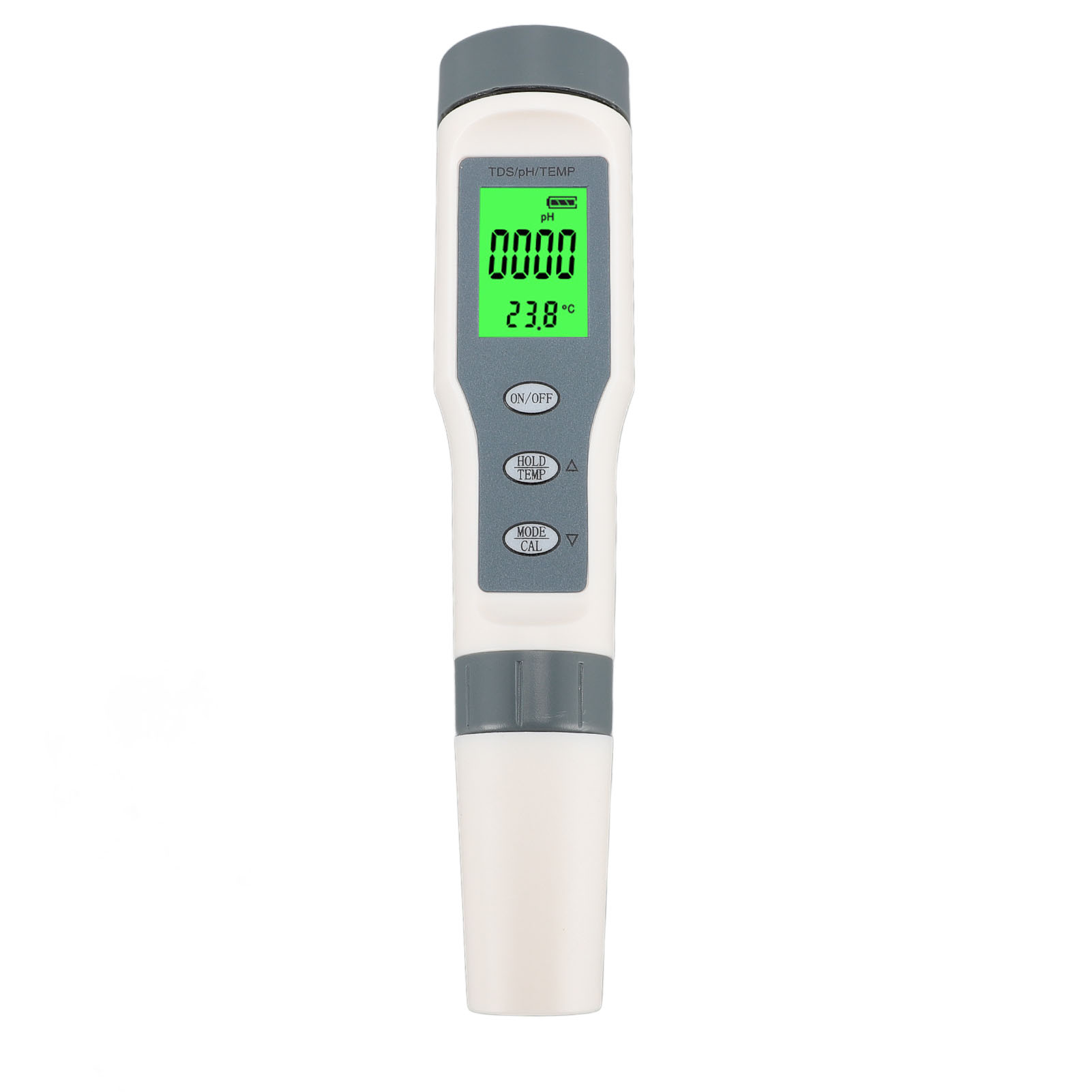 3-in-1 Salztester Für Wasser: Ph-wert, Tds, Temperatur, Ip65 Wasserdicht, Automatischer Messbereich (0,00-14,00 Ph) Für Schwimmbad Und Aquarium.