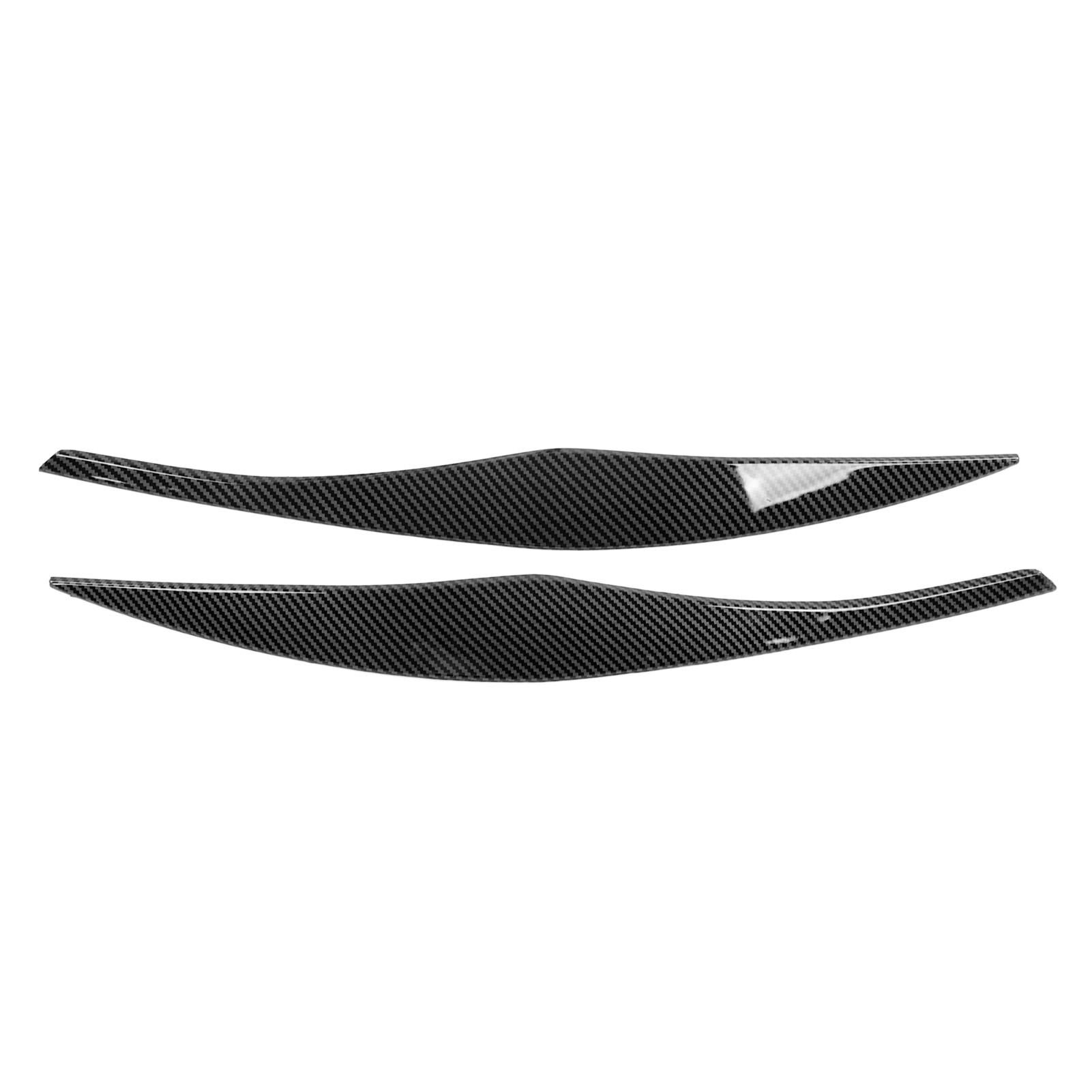 Stück Frontscheinwerferabdeckungen In Carbonfaser-optik Für Bmw 3er E90 E91 Limousine Und Touring (2005-2012)