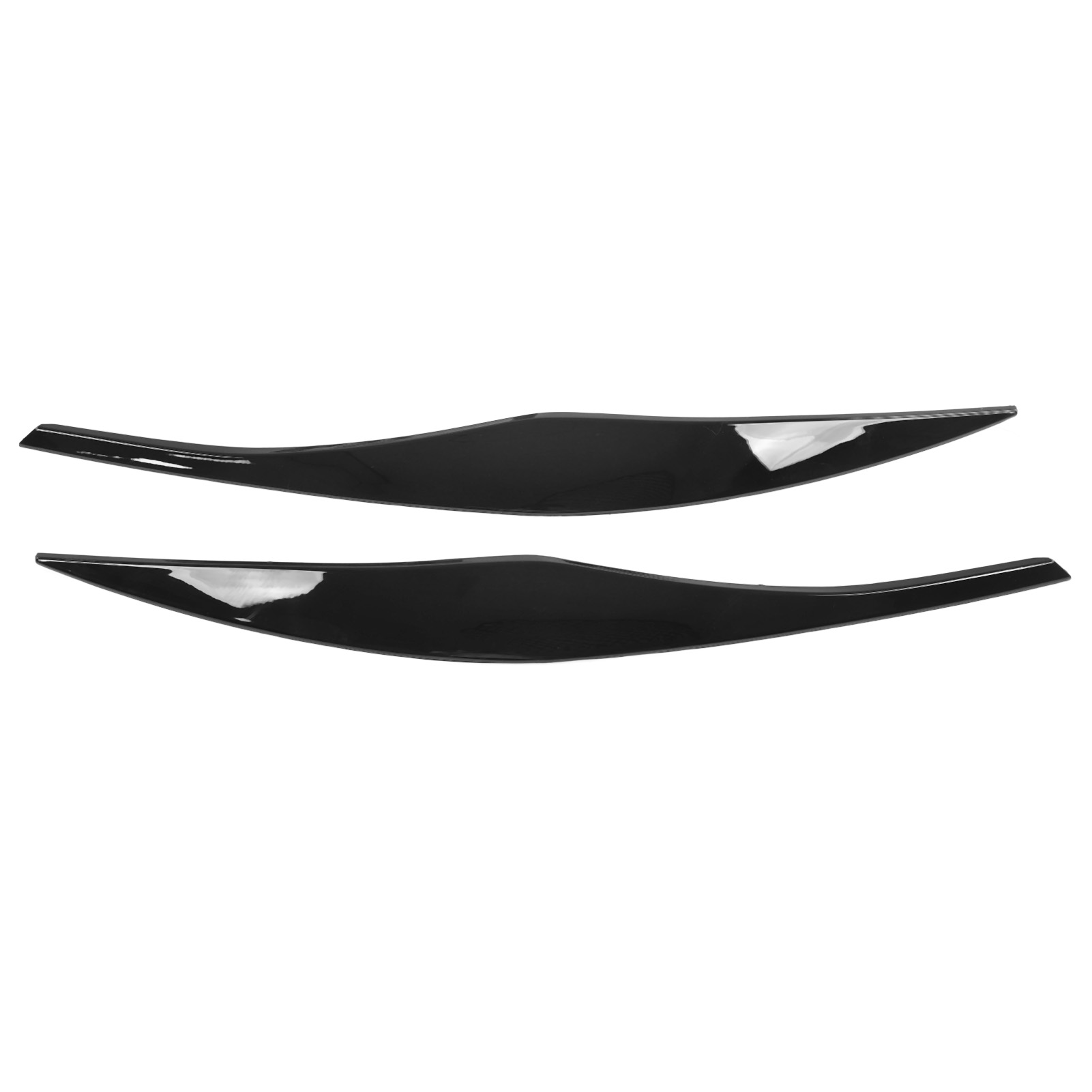 Stück Frontscheinwerferabdeckungen, Äußeres Ersatzteil Für Bmw 3er E90 E91 Limousine Und Touring (2005–2012), Glänzend Schwarz