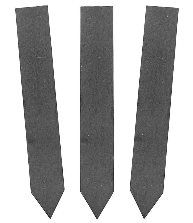 Pflanzschilder Schiefer Pflanzstecker 3 Stück Pflanzenschild Kräuteretikett