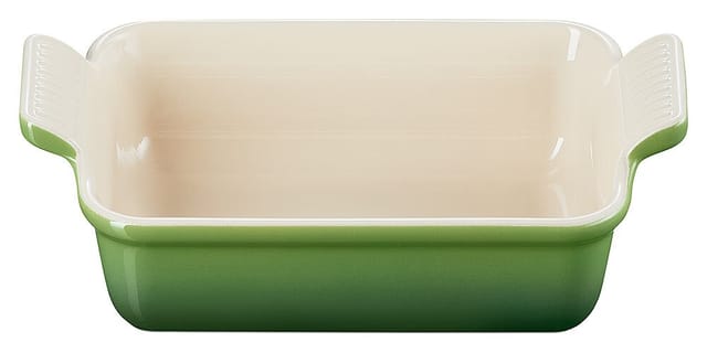 Le Creuset Auflaufform Tradition Steinzeug Bamboo Green 26 cm