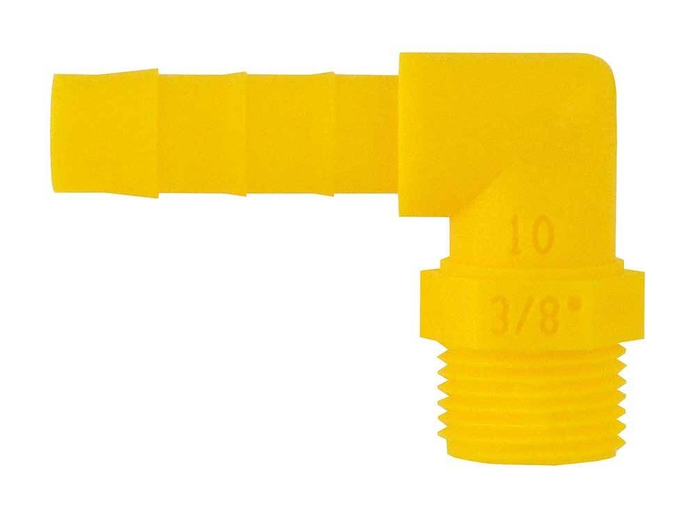 Lilie Winkel Einschraubtülle WeißGELB 3/8" x 10mm