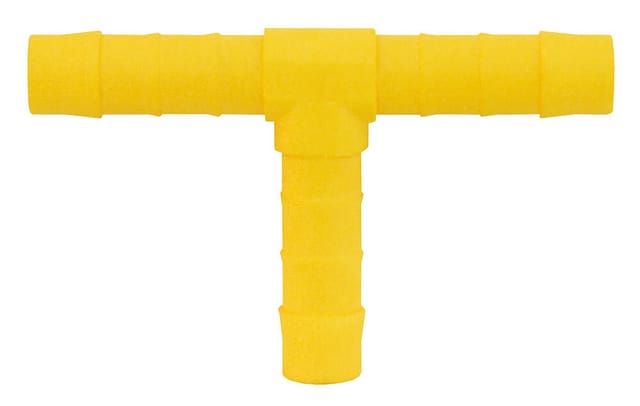 Lilie T-Verbinder WeißGELB Innen-Ø 12mm