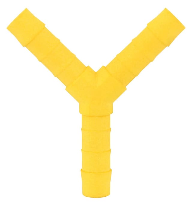 Lilie Y-Verbinder WeißGELB Innen-Ø 12mm