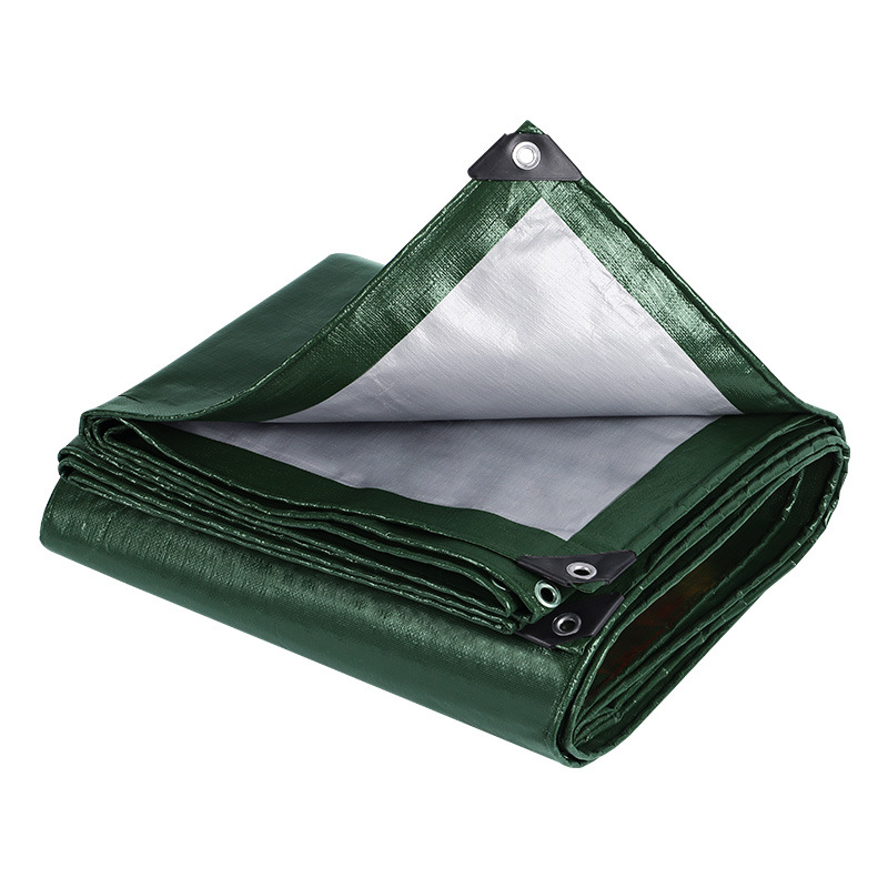 Schutzplane 120 G/m² – 3 X 4 M, Perforiert, Aus Rostfreiem, Pe-verstärktem Material, Wasserdicht Und Tragbar, Ideal Für Gärten, Schwimmbäder Und Camping – Grün