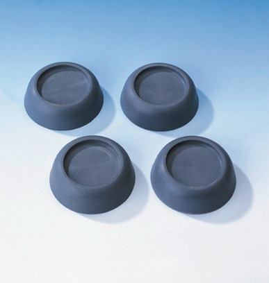 4er Set Vibrations Dämpfer Für Waschmaschinen Trockner Geräusche Leise Bad - Grau - Wenko