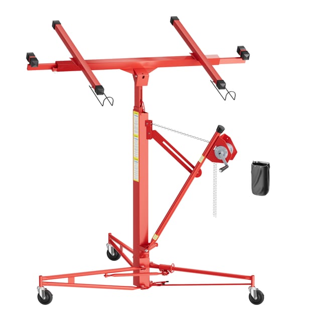 Wiltec Plattenheber Multi-drive Bis Max. 68 Kg, Plattenlift Höhe 140-340 Cm Und Max. Breite 2,95 M Mit Kettenantrieb, Trockenbau Montagehilfe