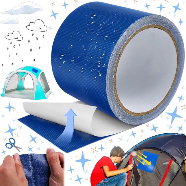 Blaues, Wasserdichtes Dichtungsband – Reparatur Von Pvc-planen, Segeltuch – 5 M X 8 Cm, Hohe Klebkraft