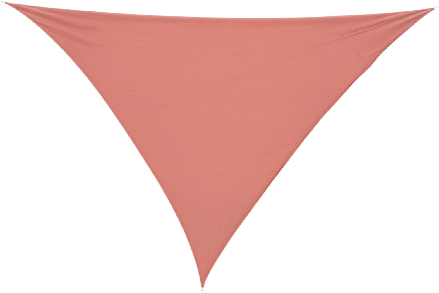 Outsunny Voile D'Ombrage Triangulaire Grande Taille 4 X 4 X 4 M, Hautdichtes, Uv-beständiges Polyethylen, Rouge Rouille